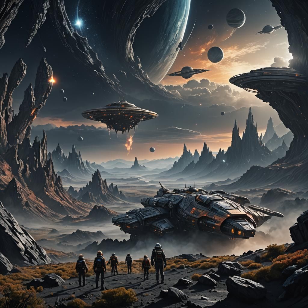 Epic Digital Matte Painting: Lost In Space