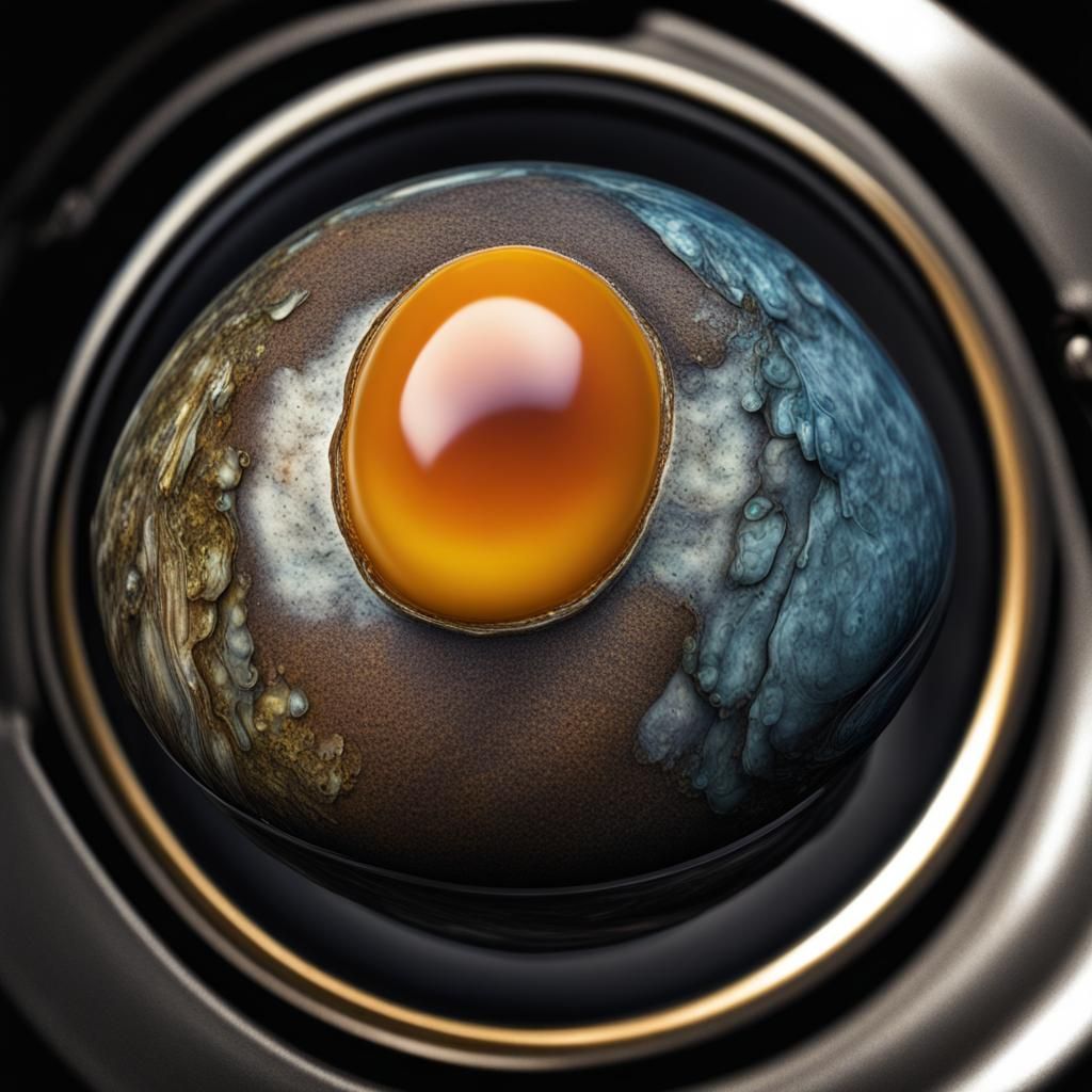 Anatomical Eggs Displayed on Car Navigation Screen