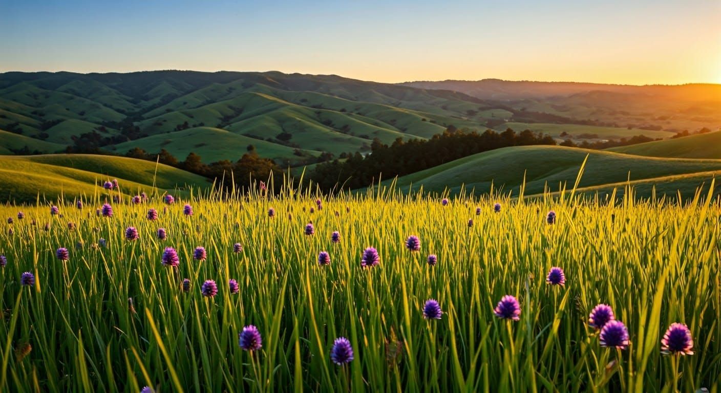 Teletubbies Hill Sunset: Professional Landscape Photography