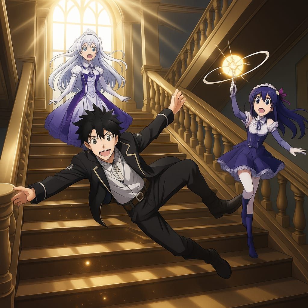 Epic Anime Scene: Subaru's Grand Staircase Trial