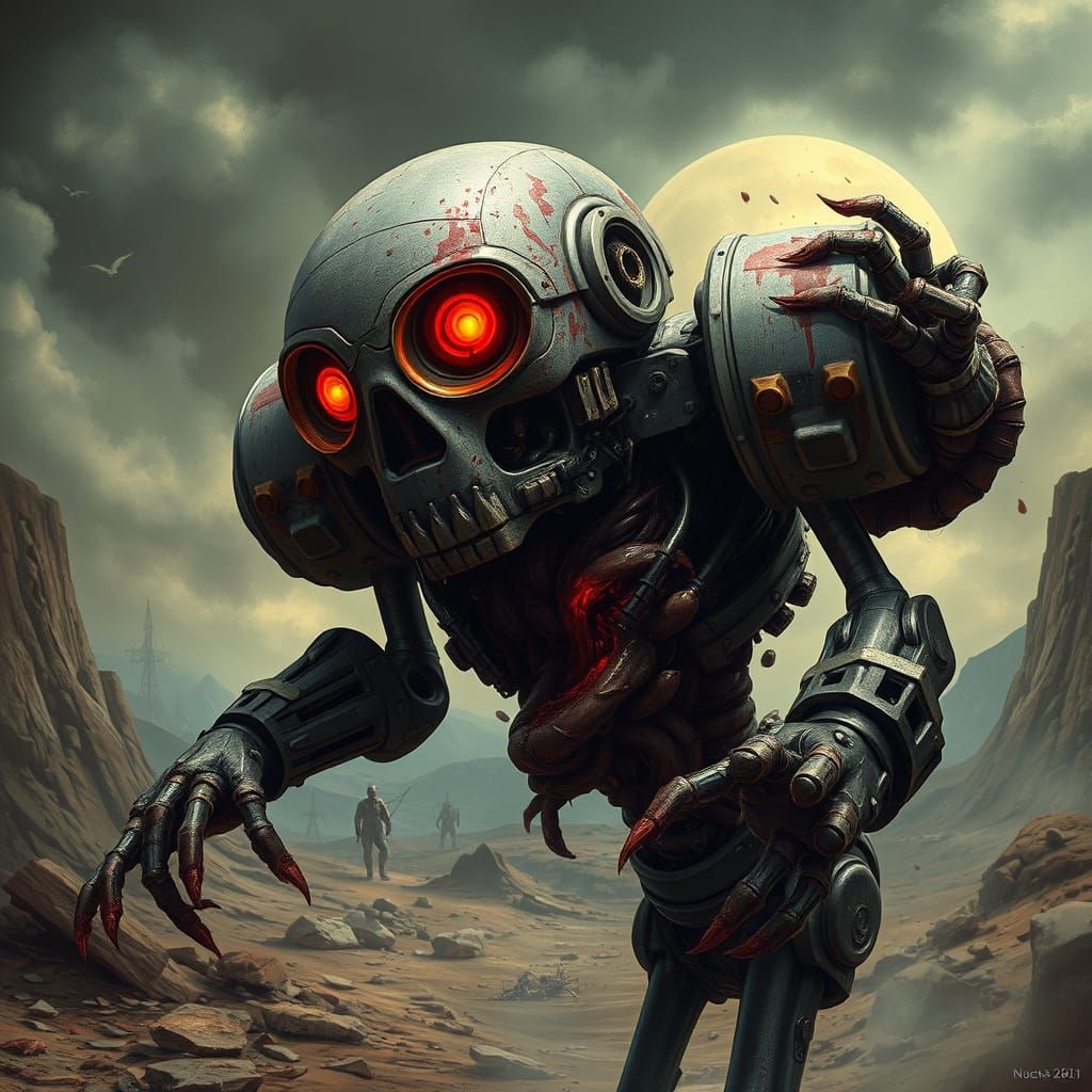 Post-Apocalyptic Murder-Bot Rips Mutant Apart