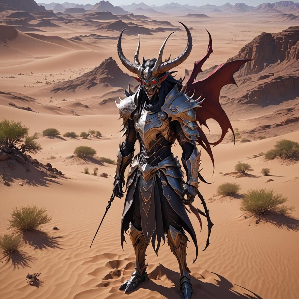 Daisoujou Demon in Desert: 3D Anime Art