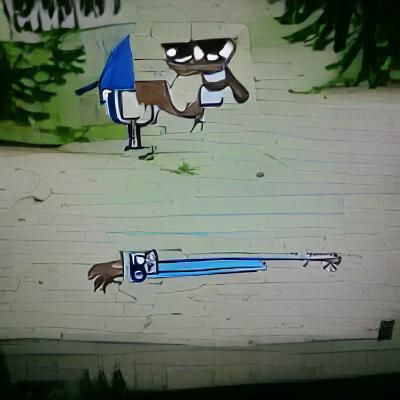 Regular Show AI Image