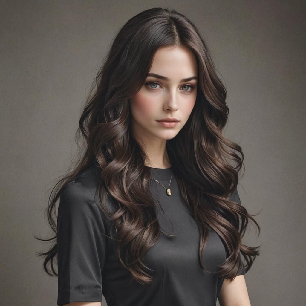 Ethereal Beauty: Portrait of a Graceful Woman