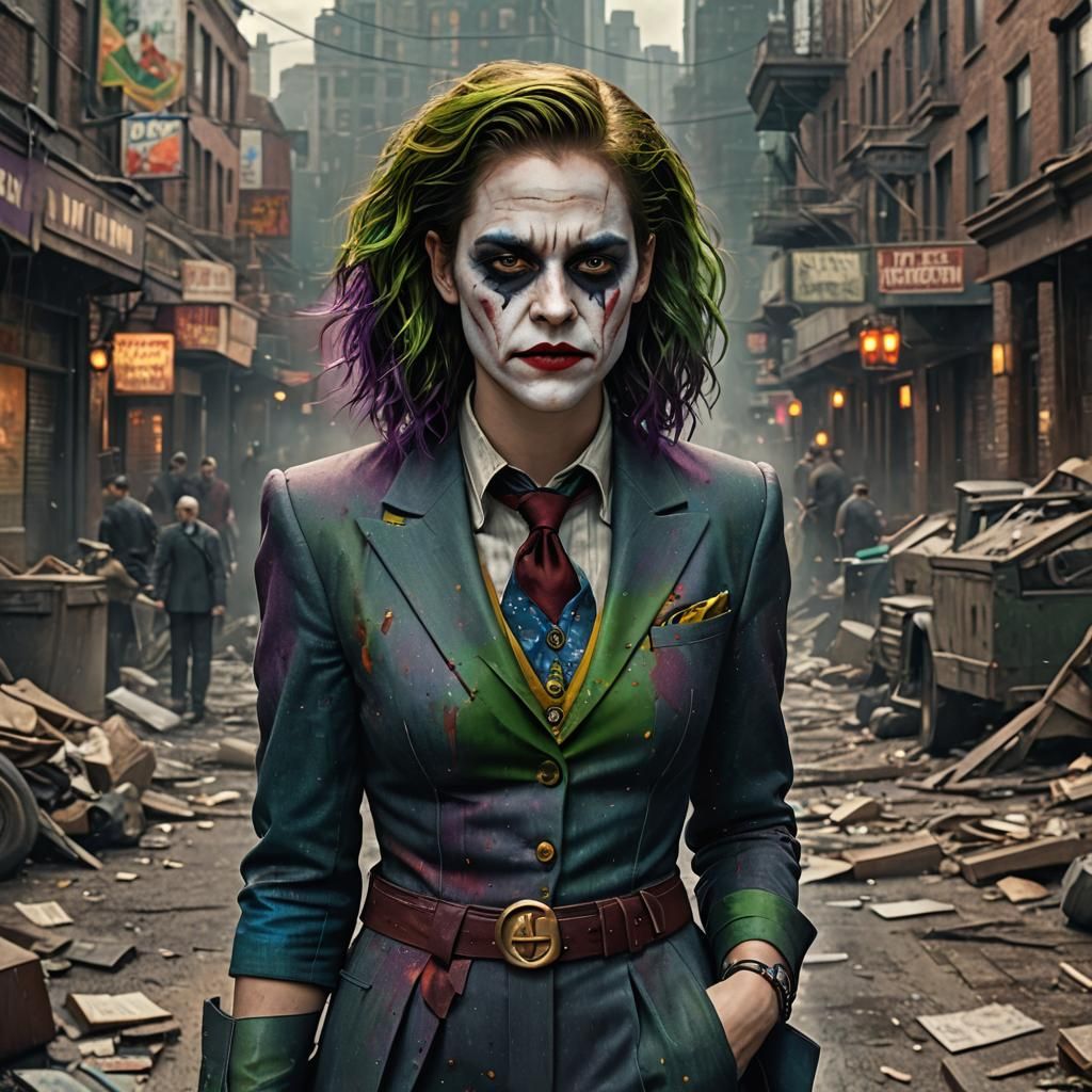 Martha Wayne Joker: Detailed Matte Painting