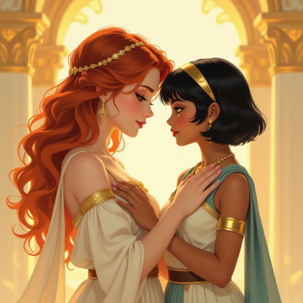 Olympian Goddess Adara Meets Demigoddess Semirah