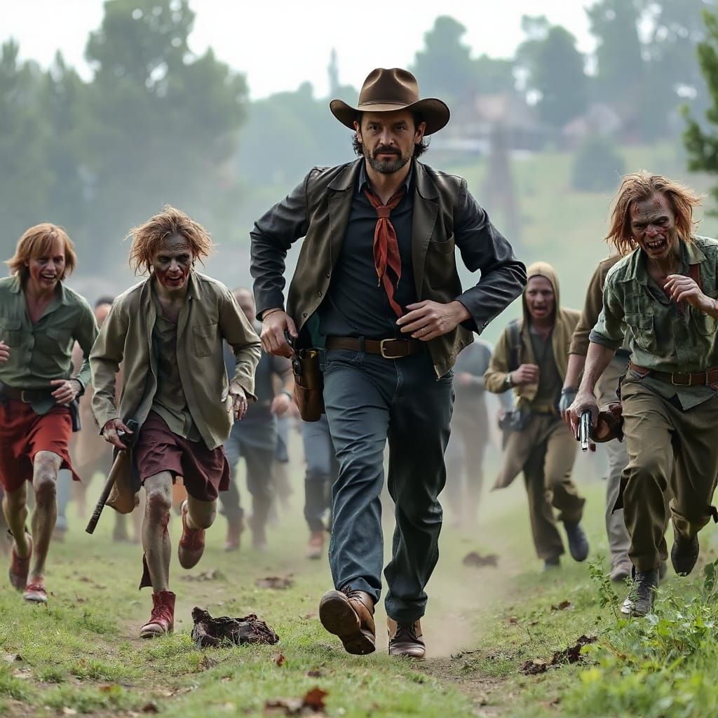 Running from the zombies