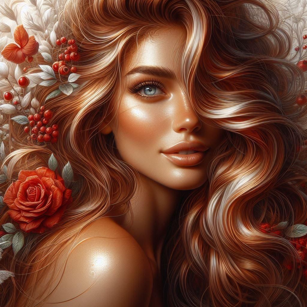 Beautiful Blonde Woman Generated by AI