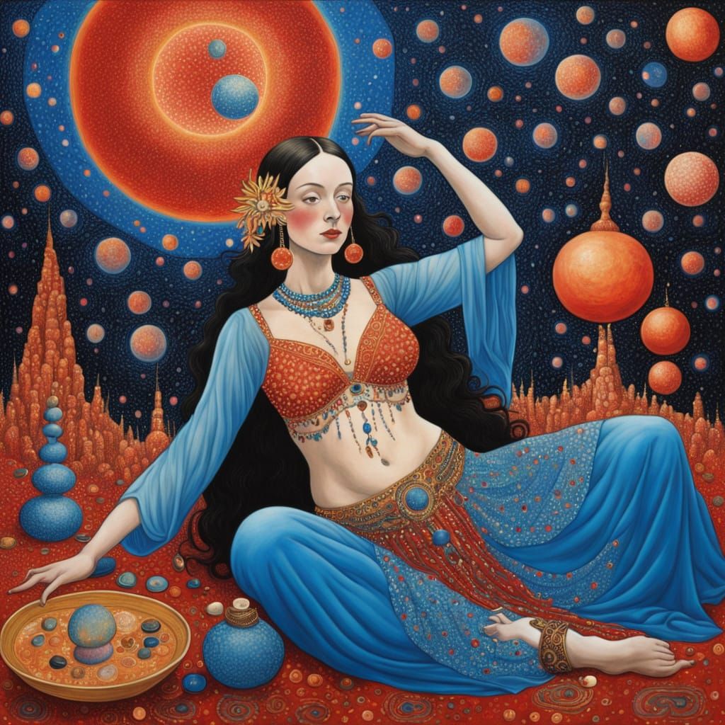 Psychedelic Utopia: Sacred Geometry in Bosch Style