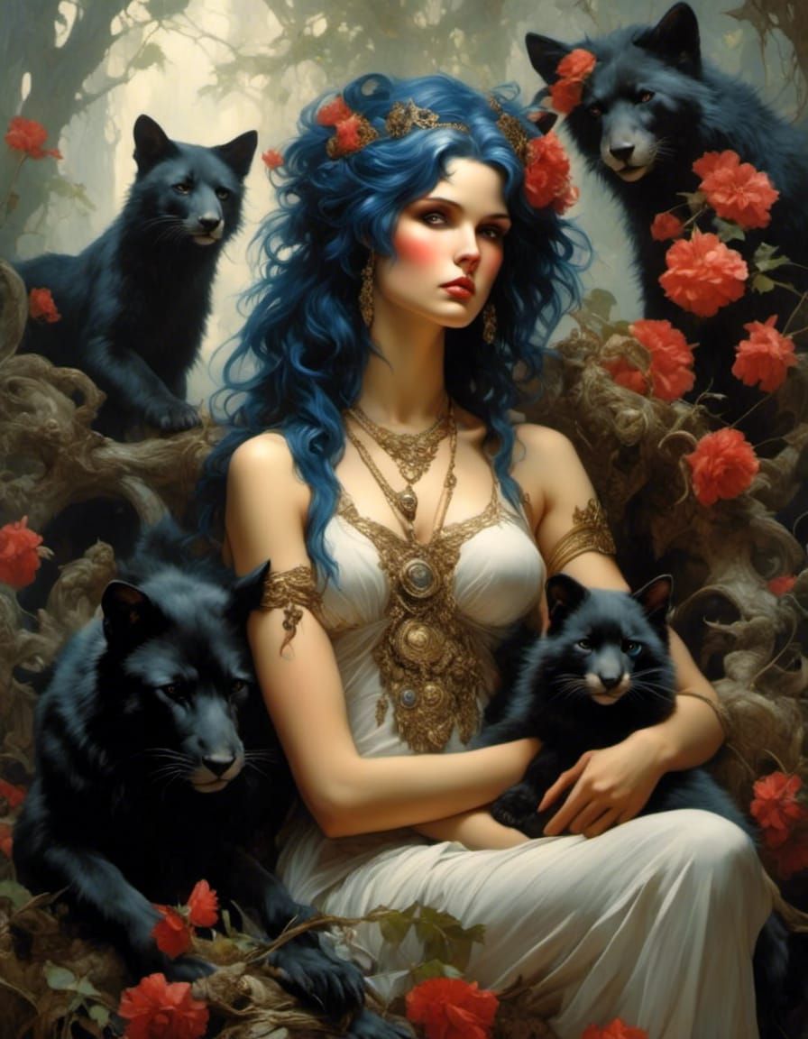 Emo Goddess in Nature: A Psychonaut Adventure