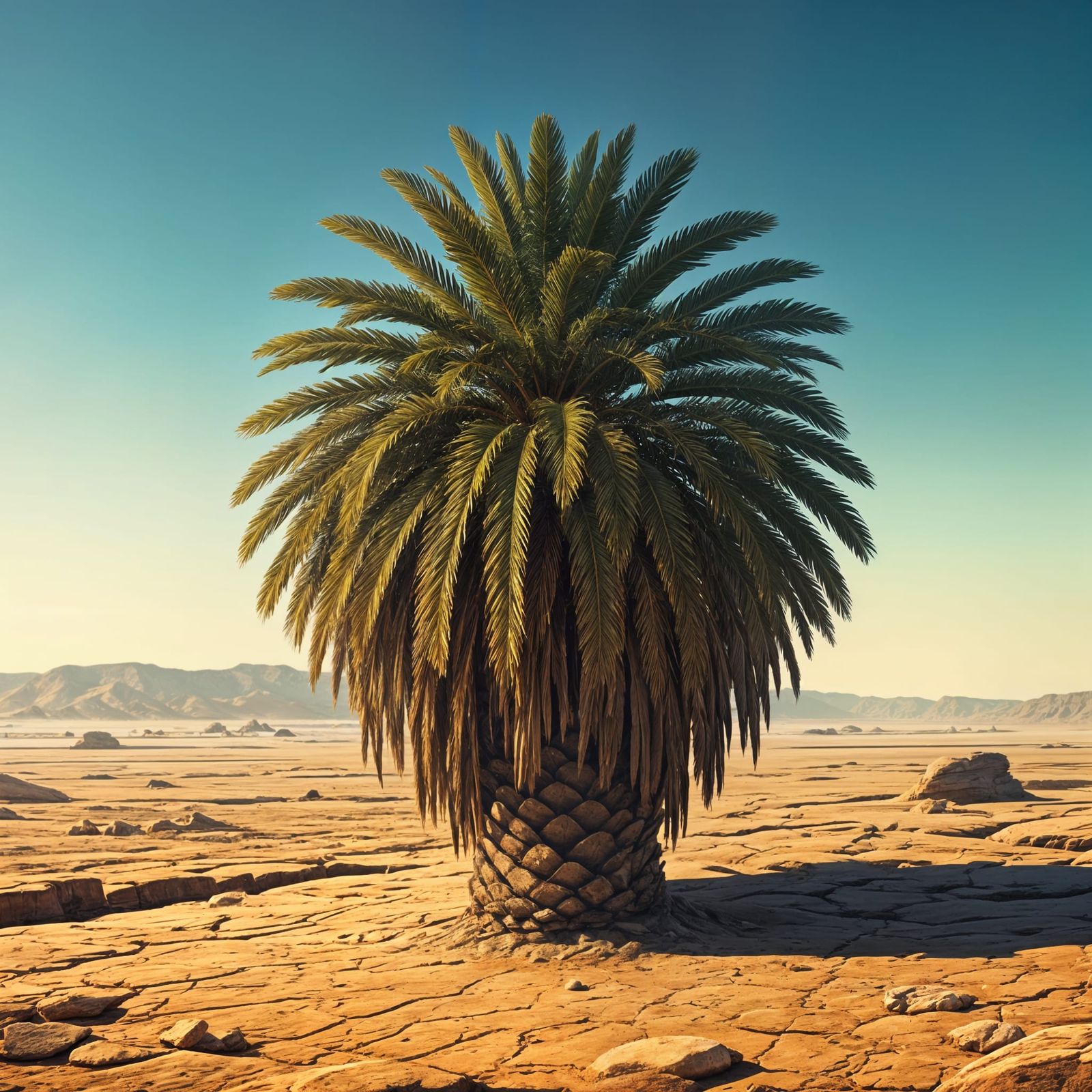 Fossilized Palm Tree: Ancient Desert Relic