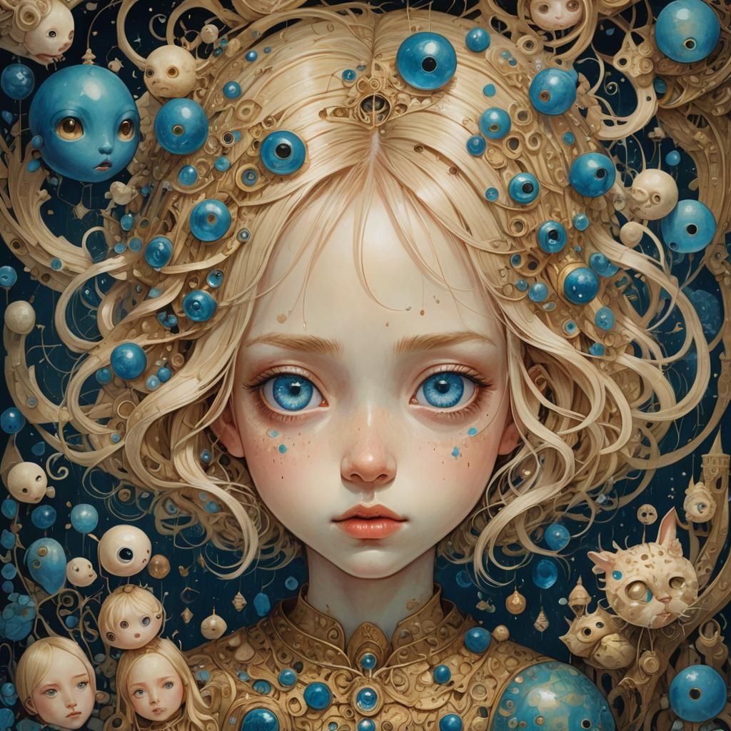 Fairytale Portrait in Hyperrealistic Storybook Style