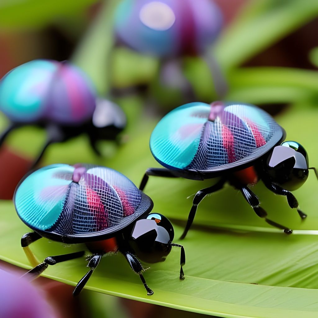 Friendly Bugs Throw a Cheerful Party
