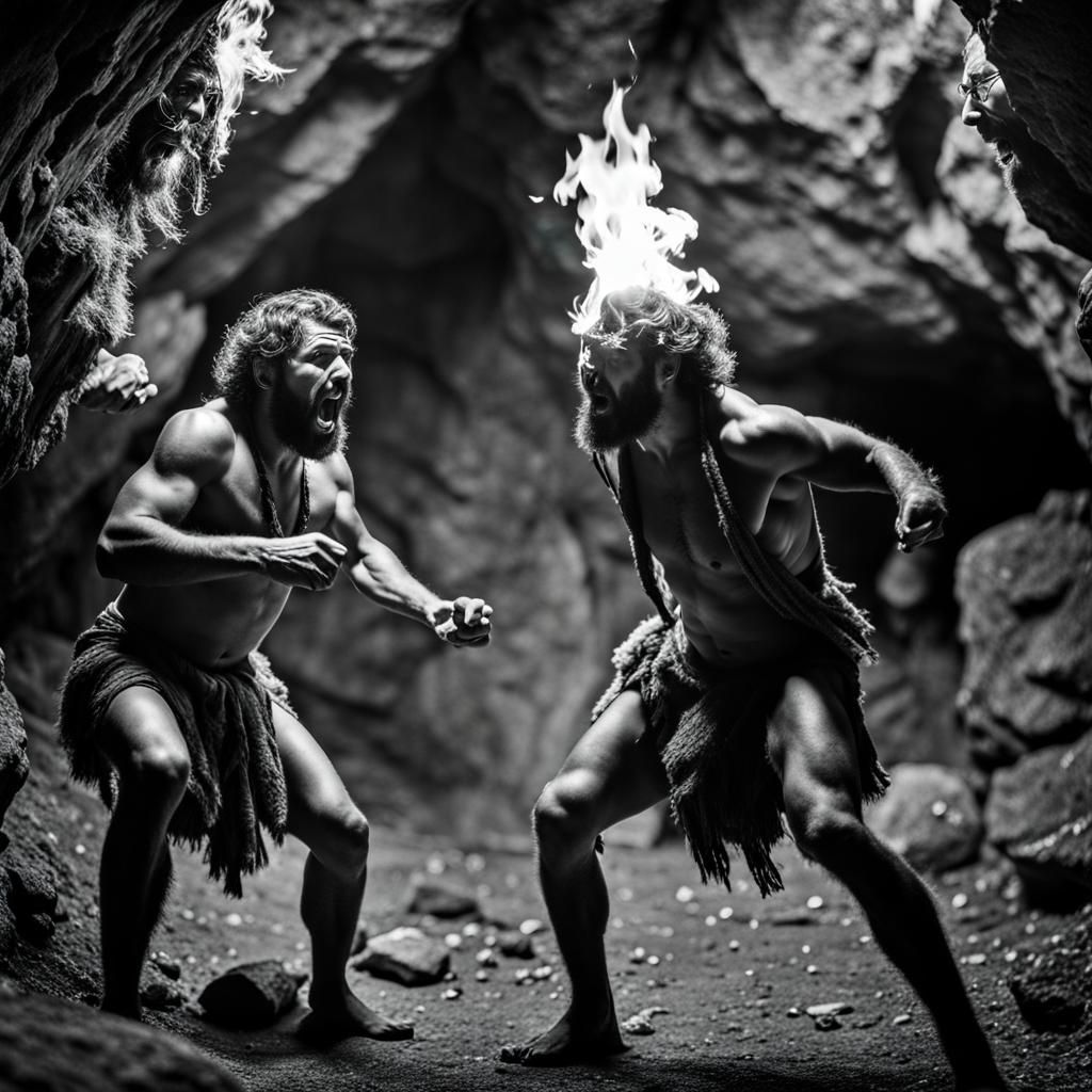 The discovery of fire was a painful historical event