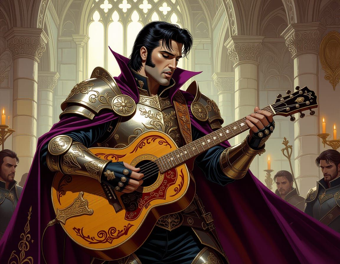 Medieval Fantasy Elvis: Hound Dog Ballad