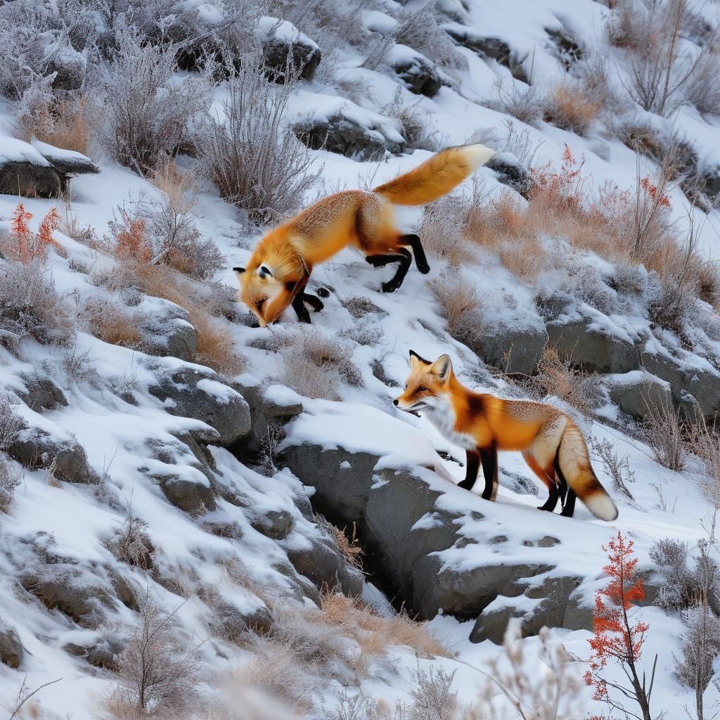 Snowy habitats of foxes
Snowy habitats of foxes present a stunning contrast between the white drifts of snow and the vib...