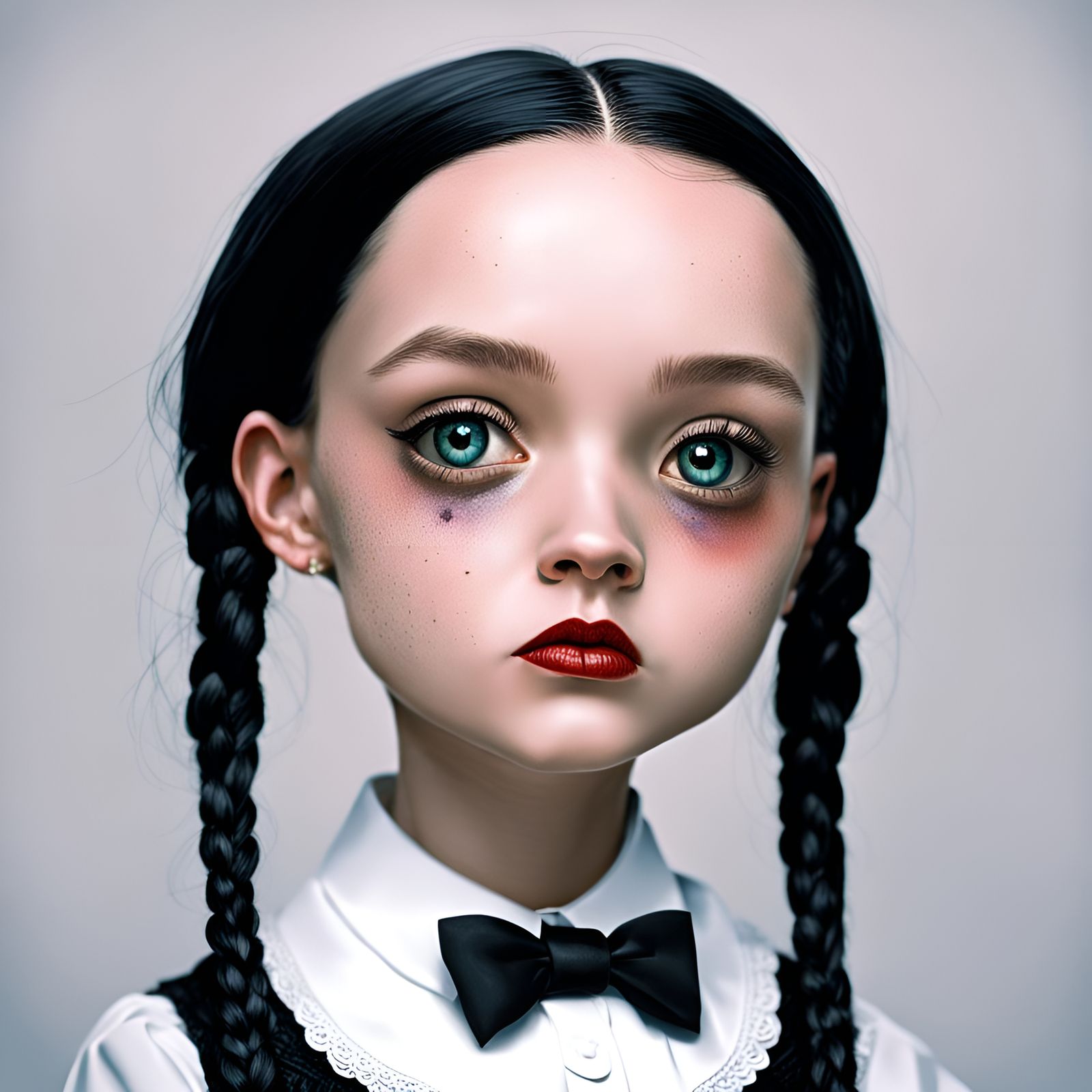 Serious Nude Wednesday Adams, Ortega Style