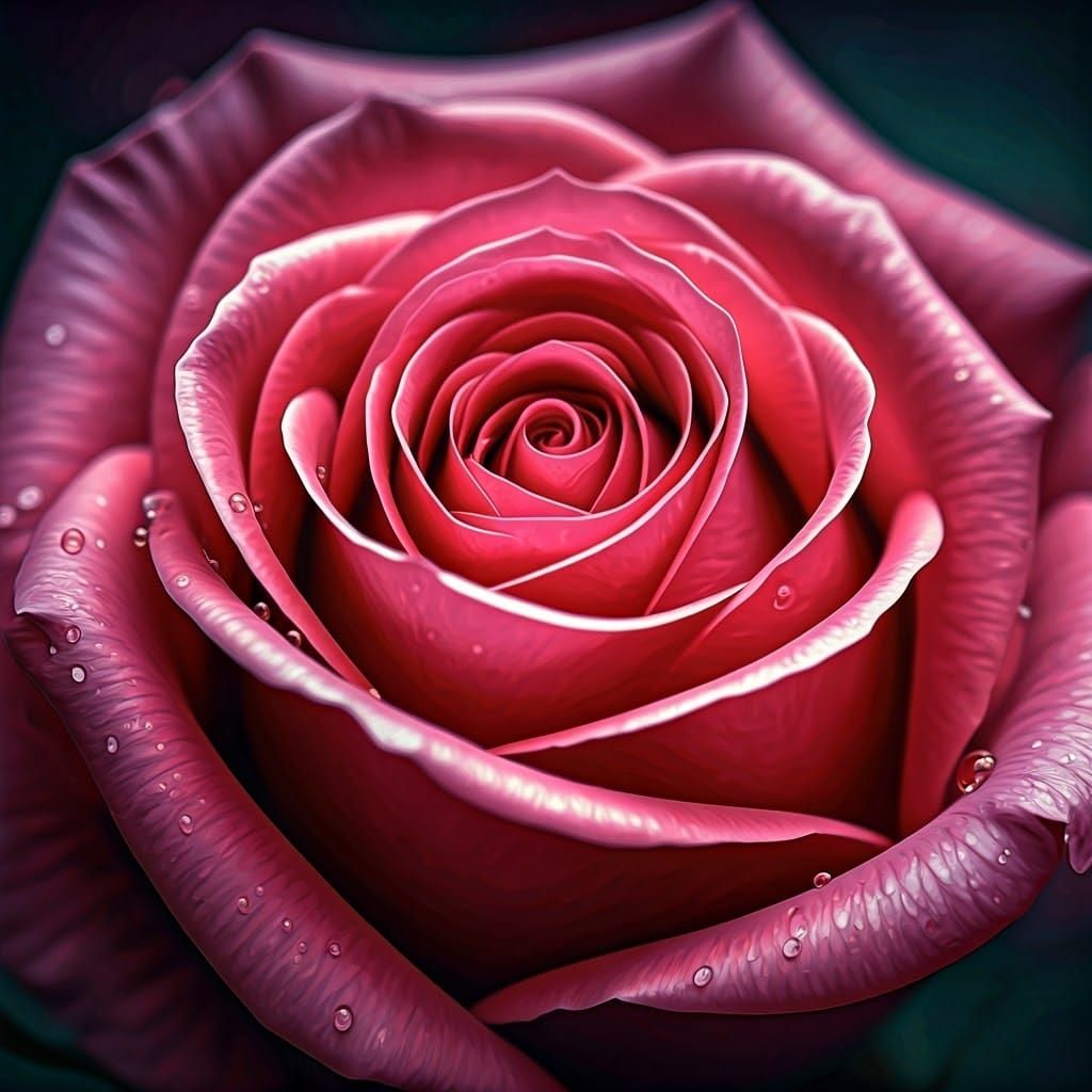 Petal Dance of Iridescent Shimmer