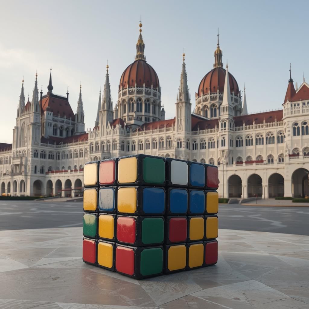 Woman in White Dress at Misty Lake