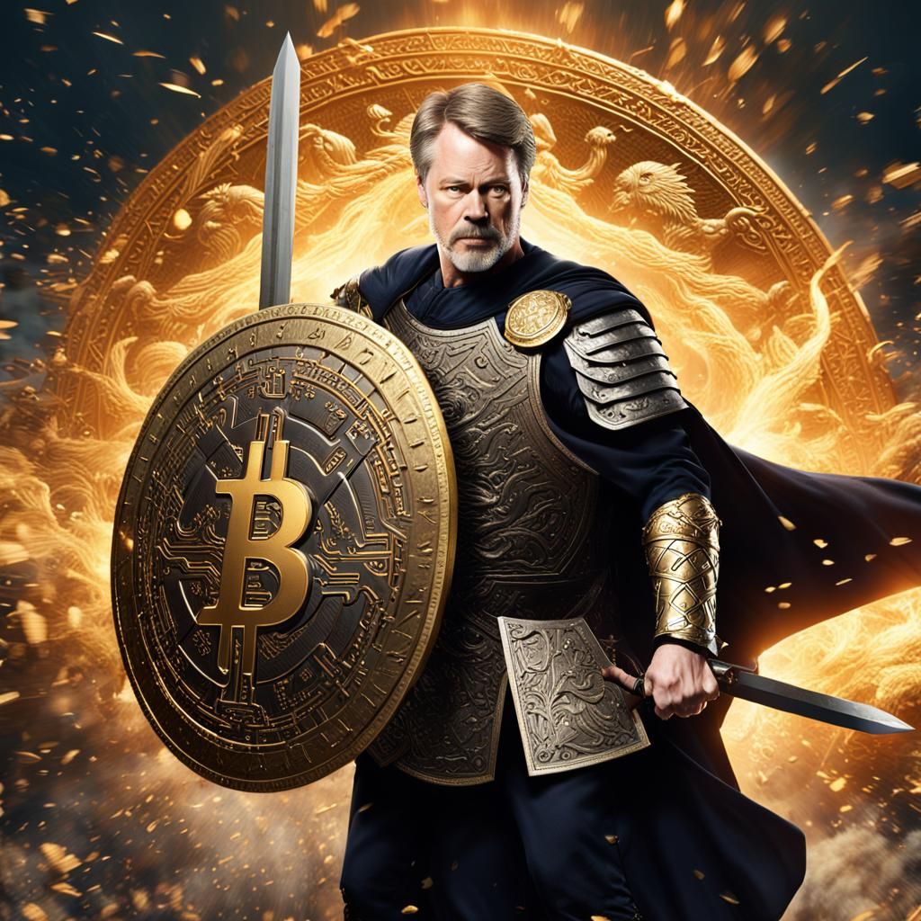 King Charging Into Battle With Sword and Shield