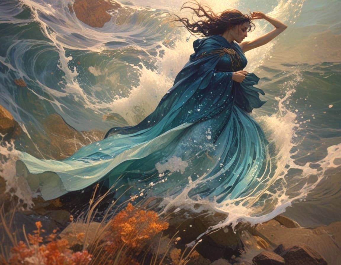 Sea Siren in Triadic Colors