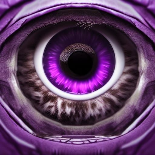 Surreal Feline Zombie Doll Nightmare in Fisheye