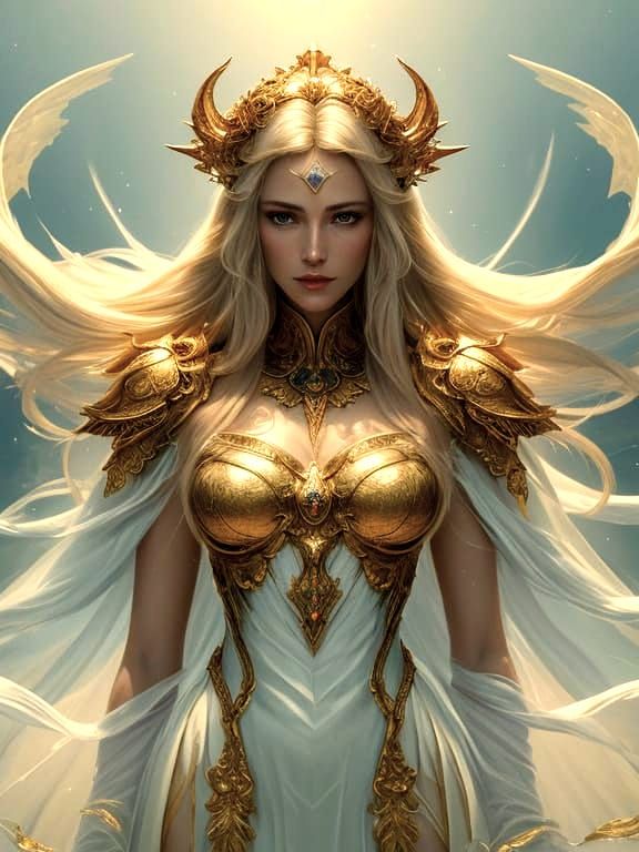 Goddess of Desire in Golden Hour Light