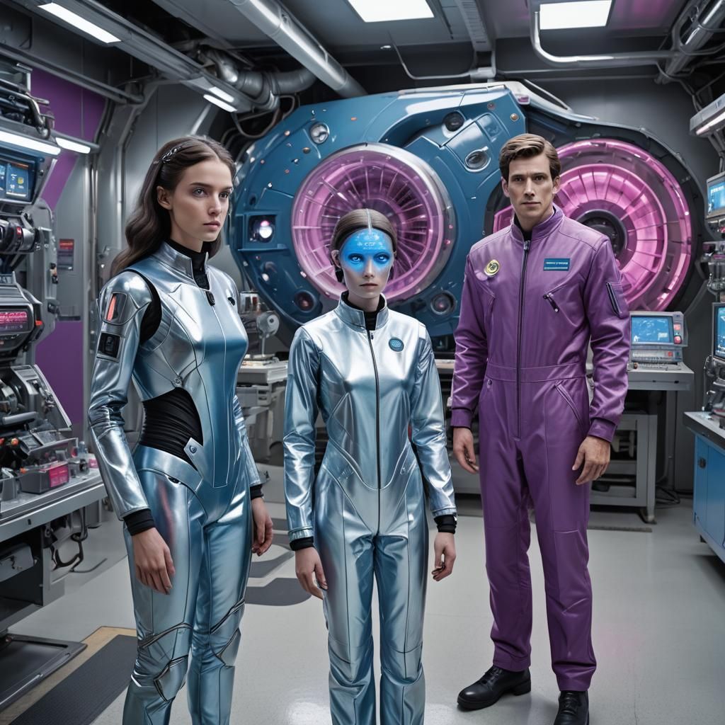 Extraterrestrial Beings in Advanced Technology Hangar