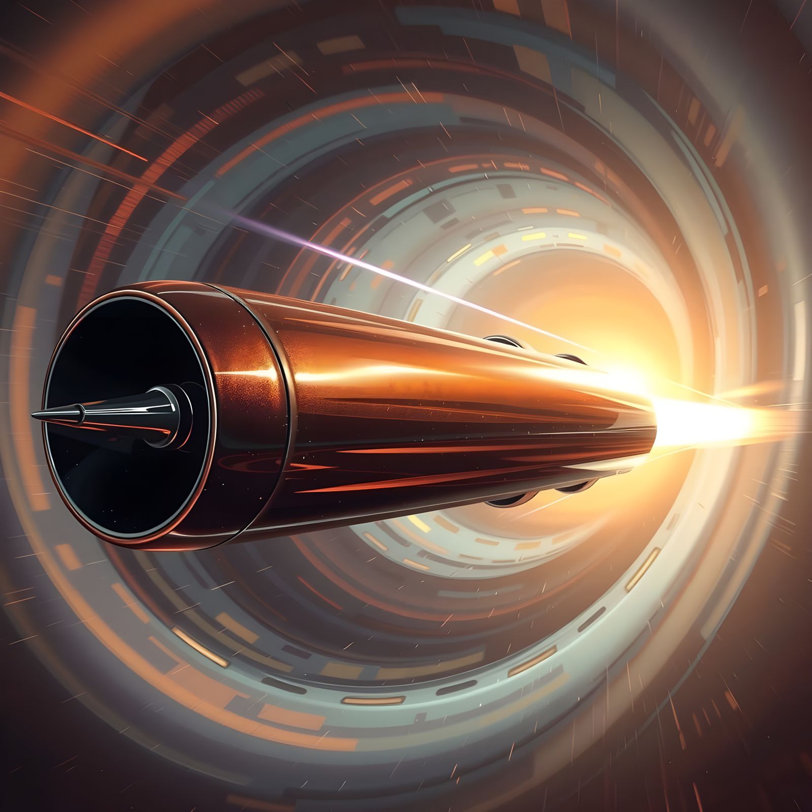 Miraculous, Surreal Racing Cylinder in Deep Vortex