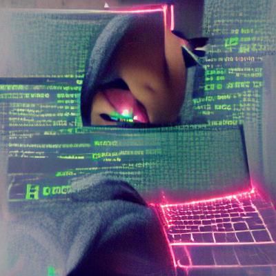 Abstract Hacking Concept Art