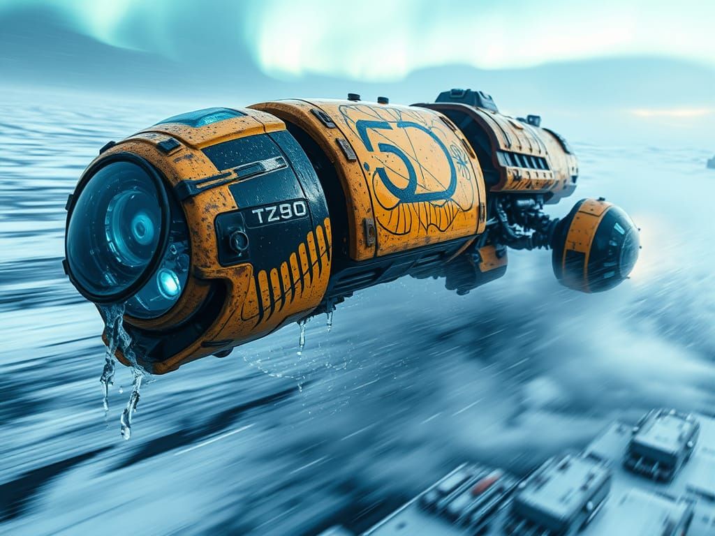 Cybernetic Battles in Neon-Lit Sci-Fi Epic