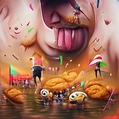 Detailed Concept Art: Festival of Cringe