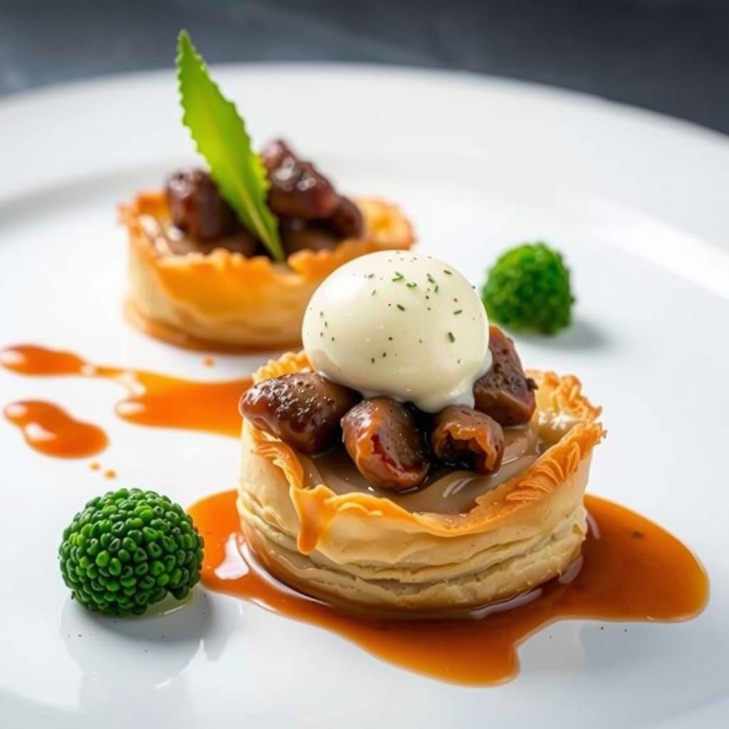 Veal Sweetbreads with Morel Cream: Culinary Art