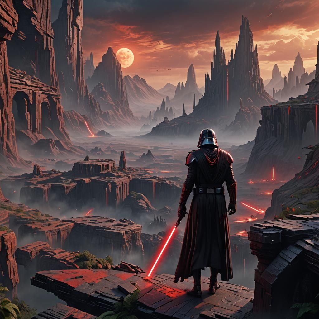 Star Wars Sith: Suffering and Death in Detailed Matte Painti...