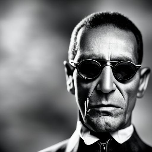 Frankenstein Monster in Gucci Sunglasses: Vintage Ad