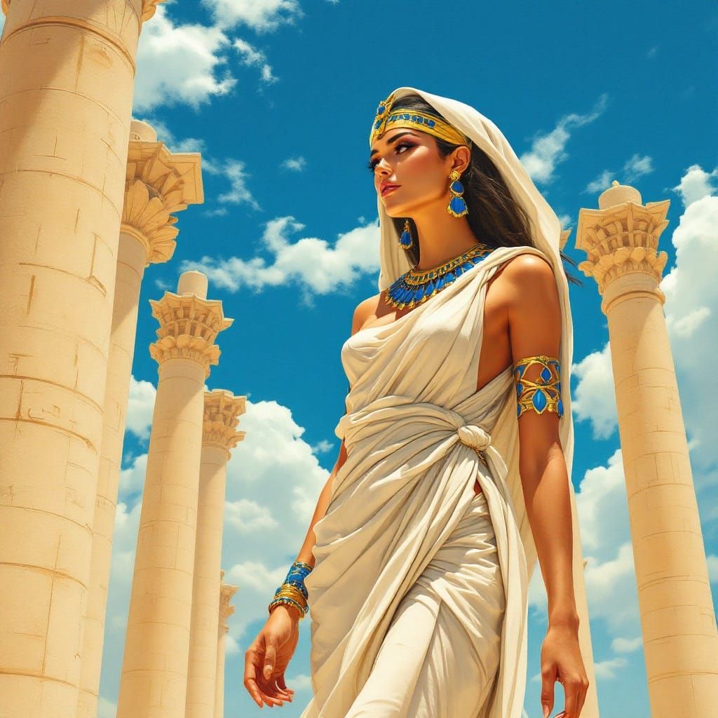 Egyptian Goddess in Ancient Alexandria