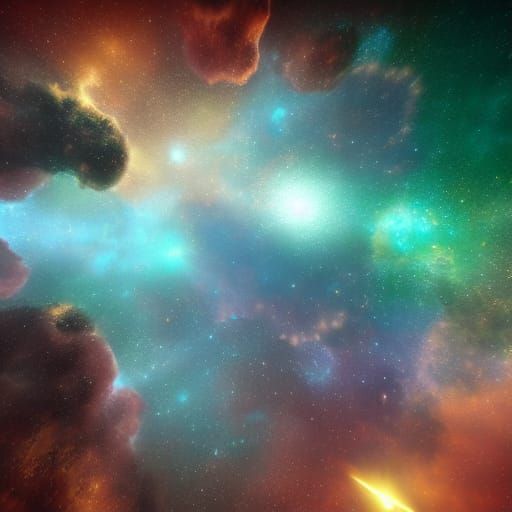 Psychology Constellation in Star Galaxy: Hyperrealistic Art