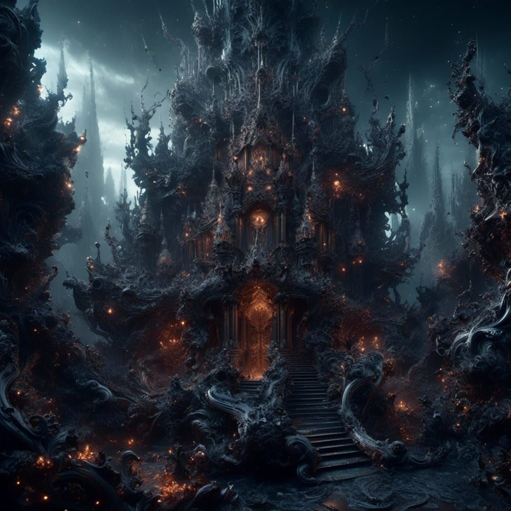 Fantastical Matte Painting with Deep Color and Detail