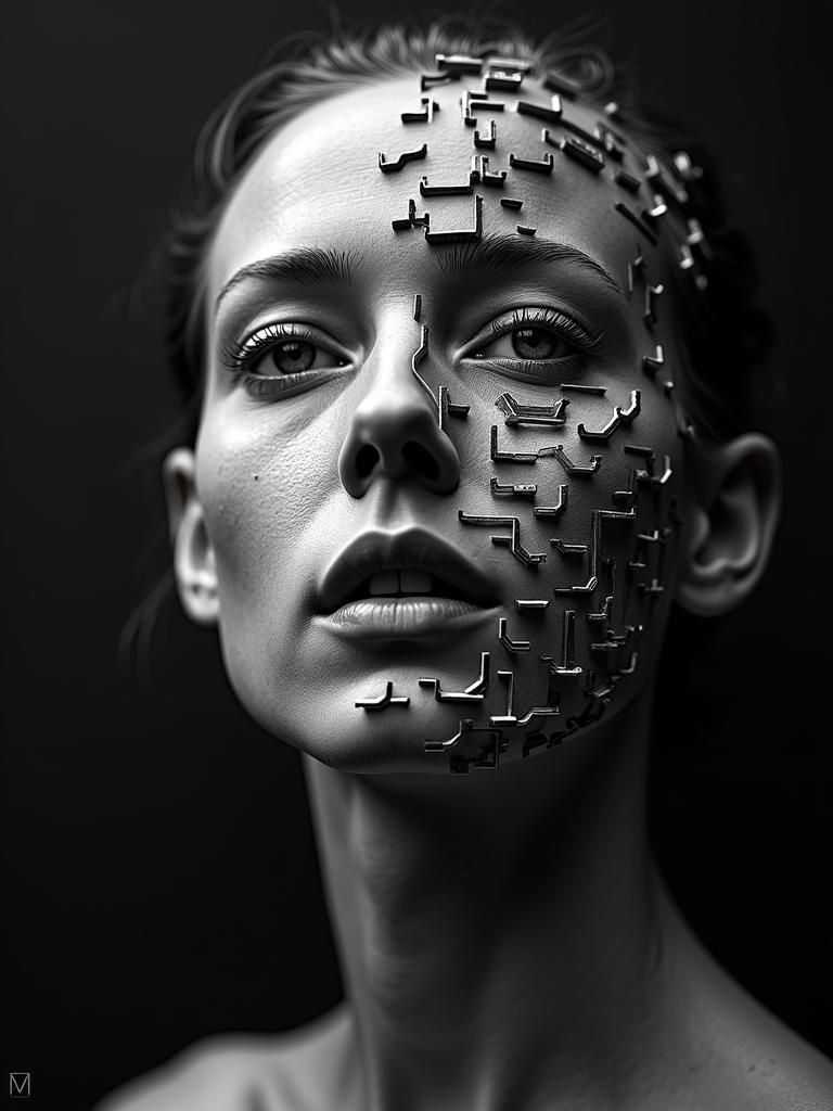 Surreal Face Transformation into Escher-like Architecture