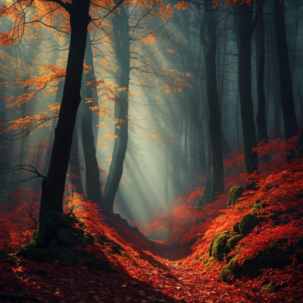 Enchanted Wood: Fantasy Digital Art