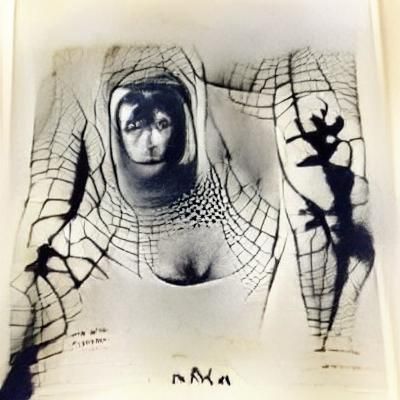 Spider Woman in Surrealist Photography Style