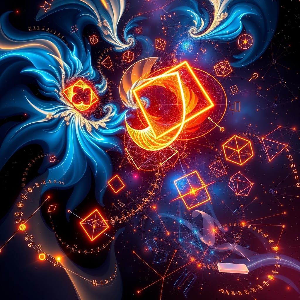 Swirling Patterns of Mathematical Harmony in the Cosmos