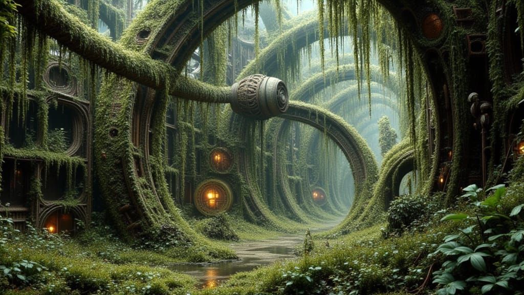 Abandoned Alien Plant in Don Macana Style