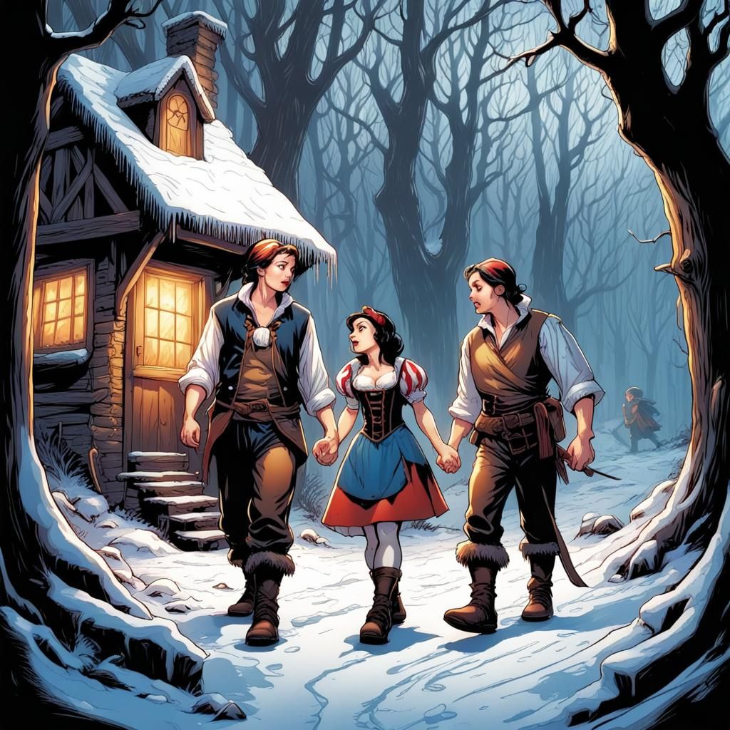 Hansel and Gretel Mug Snow White in Comic Art
