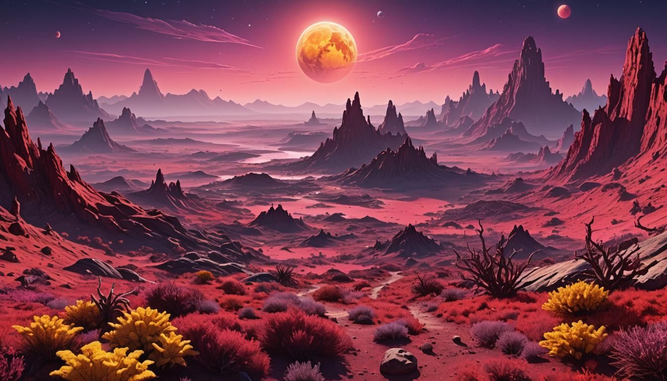 Alien planet