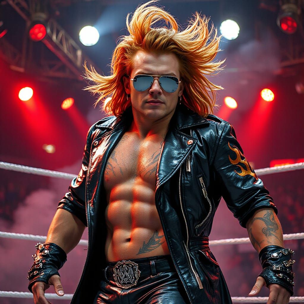 Ginger Warrior in Cyberpunk Steel Cage