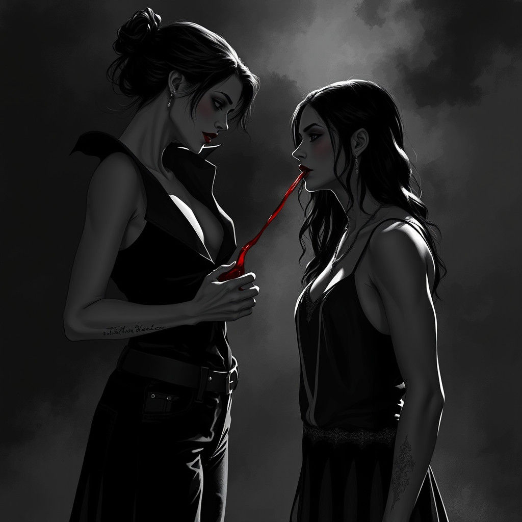 Vampire Transformation in Dark Fantasy