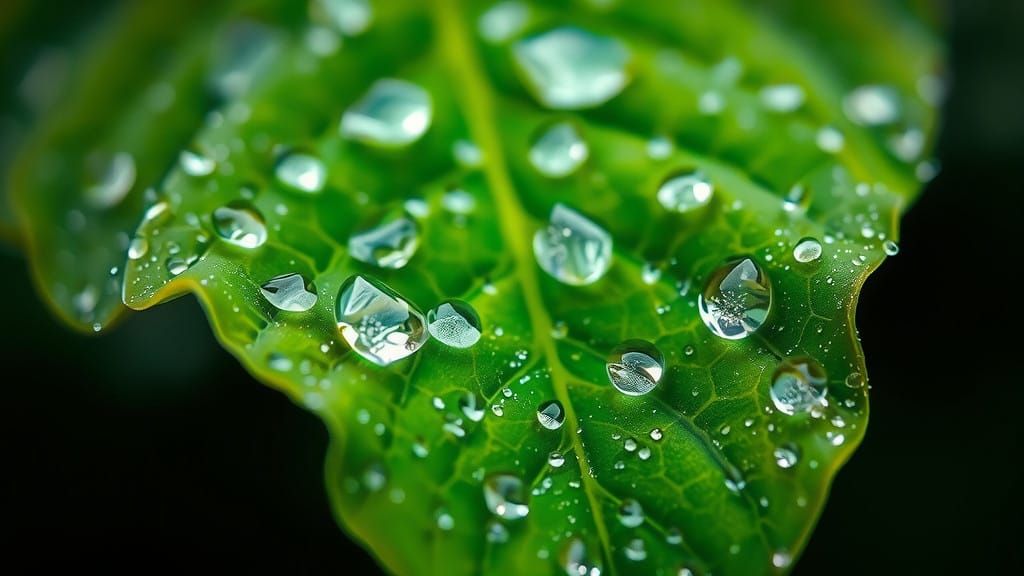 Impressionist Leaf in Soft Focus