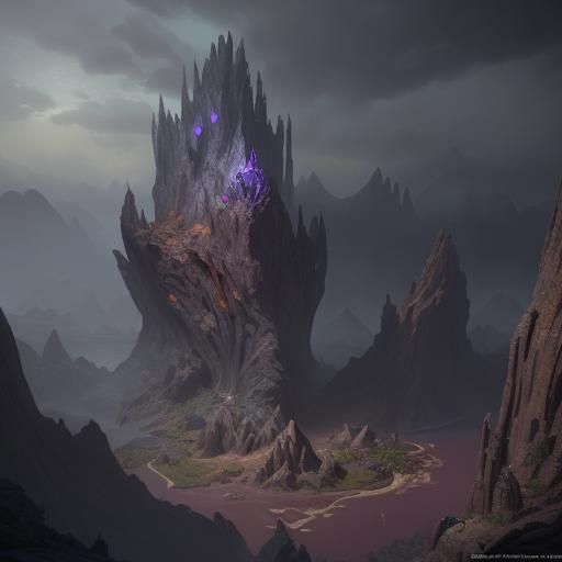 Fantastical Dungeons and Dragons Matte Painting