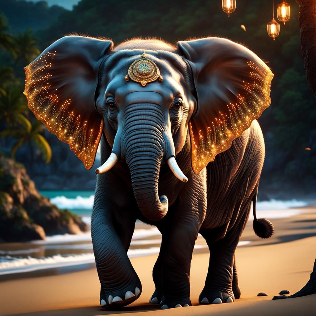 Elephants - cute baby elephant